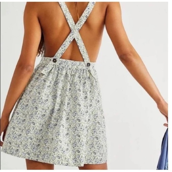 NWT Free People Petunia Floral Mini in Tea Combo, size S - Picture 4 of 11